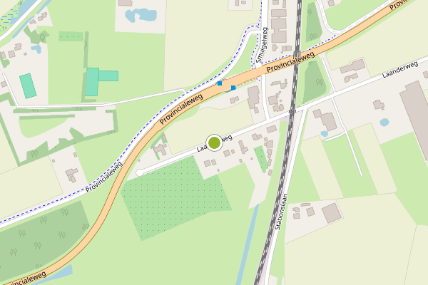 Ambulance-melding op Laanderweg, Heerhugowaard op 4 juni, kaart-overzicht