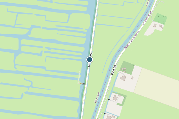 Politie-melding op Groeneweg, Alkmaar op 4 juni, kaart-overzicht