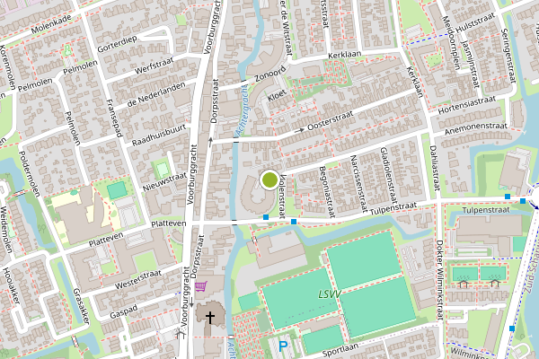 Ambulance-melding op Leliestraat, Noord-Scharwoude op 5 juni, kaart-overzicht