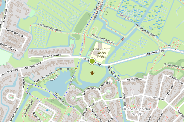 Ambulance-melding op Munnikenweg, Alkmaar op 5 juni, kaart-overzicht