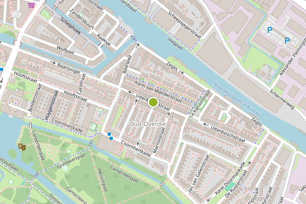 Ambulance-melding op Uitenboschstraat, Alkmaar op 6 juni, kaart-overzicht