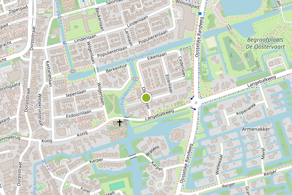 Ambulance-melding op Olmenlaan, Zuid-Scharwoude op 7 juni, kaart-overzicht