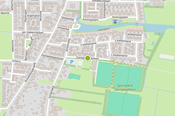 Ambulance-melding op Dampegheestlaan, Limmen op 7 juni, kaart-overzicht