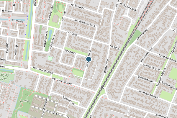 Politie-melding op De Kistemaker, Heiloo op 7 juni, kaart-overzicht