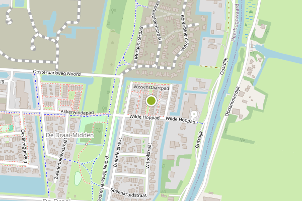 Ambulance-melding op Dotterbloem erf, Heerhugowaard op 8 juni, kaart-overzicht