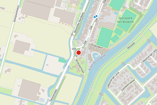 Brandweer-melding op Langedijk op 9 juni, kaart-overzicht
