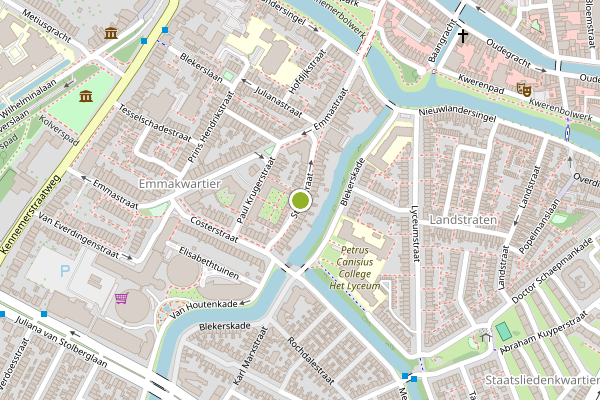 Ambulance-melding op Steijnstraat, Alkmaar op 9 juni, kaart-overzicht