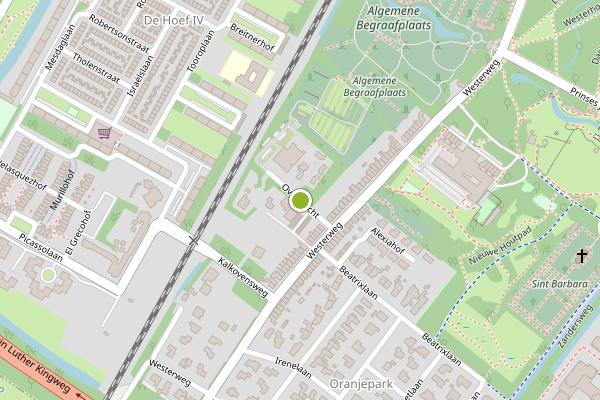 Ambulance-melding op Overkrocht, Alkmaar op 9 juni, kaart-overzicht