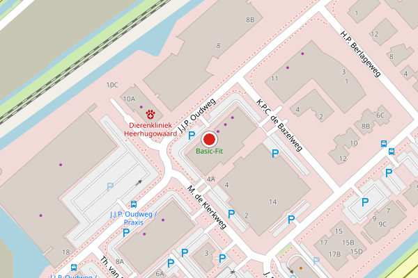 Brandweer-melding op J.J.P. Oudweg, Heerhugowaard op 10 juni, kaart-overzicht
