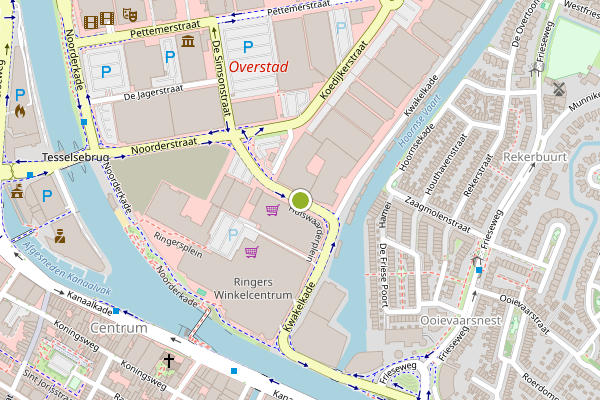 Ambulance-melding op Oosterweezenstraat, Alkmaar op 11 juni, kaart-overzicht