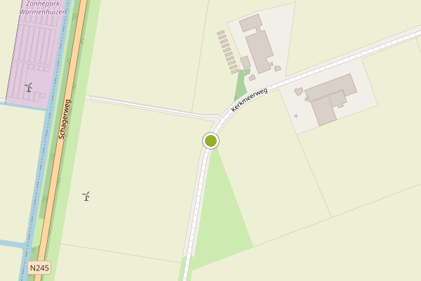 Ambulance-melding op Kerkmeerweg, Oudkarspel op 11 juni, kaart-overzicht