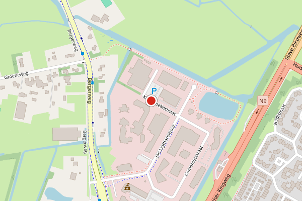 Brandweer-melding op Kees Boekestraat, Alkmaar op 11 juni, kaart-overzicht