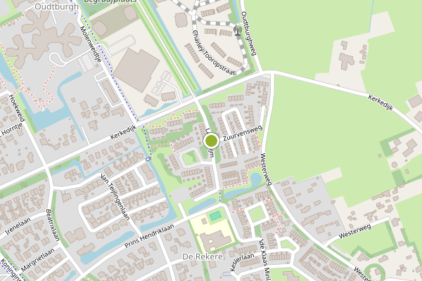 Ambulance-melding op Langerijm, Bergen NH op 12 juni, kaart-overzicht