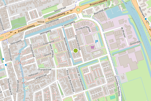 Ambulance-melding op Industriestraat, Noord-Scharwoude op 12 juni, kaart-overzicht