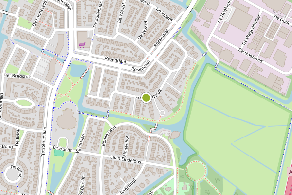 Ambulance-melding op Het Zandstuk, Heiloo op 13 juni, kaart-overzicht