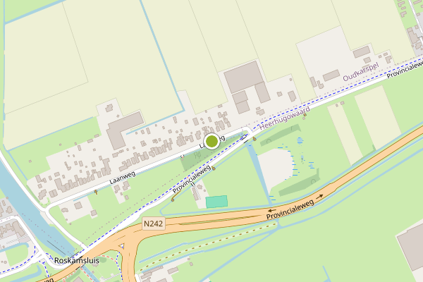 Ambulance-melding op Laanweg, Oudkarspel op 14 juni, kaart-overzicht