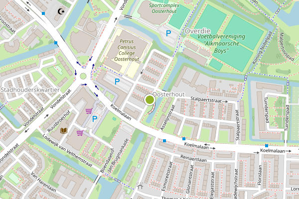 Ambulance-melding op Camphuysenstraat, Alkmaar op 14 juni, kaart-overzicht