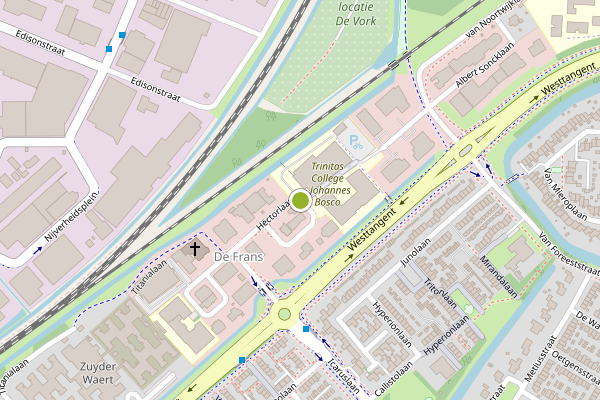 Ambulance-melding op Hectorlaan, Heerhugowaard op 14 juni, kaart-overzicht
