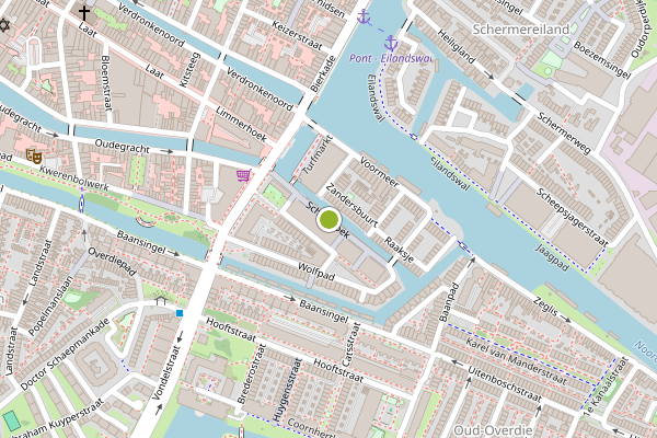 Ambulance-melding op Schelphoek, Alkmaar op 15 juni, kaart-overzicht