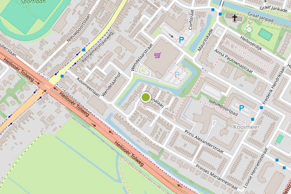 Ambulance-melding op Wytemalaan, Alkmaar op 14 juni, kaart-overzicht