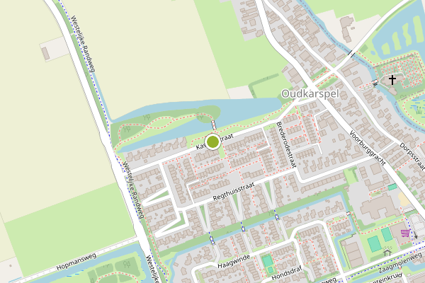 Ambulance-melding op Kasteelstraat, Oudkarspel op 15 juni, kaart-overzicht