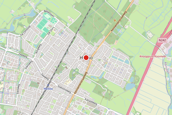 Brandweer-melding op Heiloo op 15 juni, kaart-overzicht