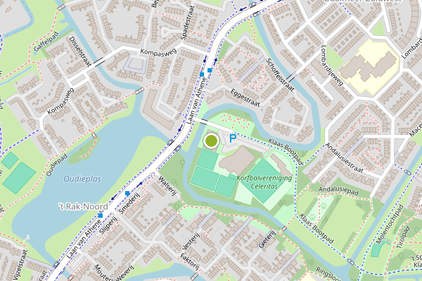 Ambulance-melding op Klaas Bootpad, Alkmaar op 16 juni, kaart-overzicht