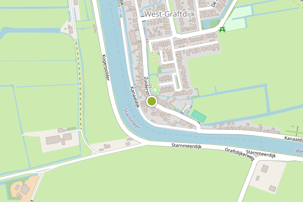 Ambulance-melding op Zuiderstraat, West-Graftdijk op 17 juni, kaart-overzicht