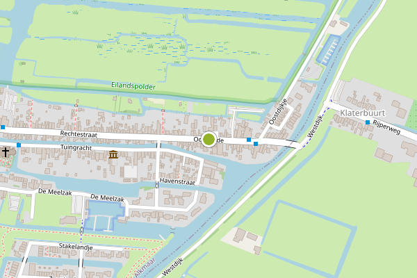 Ambulance-melding op Oosteinde, De Rijp op 17 juni, kaart-overzicht