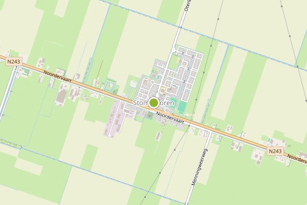 Ambulance-melding op Stompetoren op 19 juni, kaart-overzicht