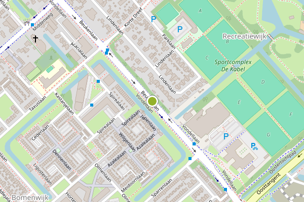 Ambulance-melding op Beukenlaan, Heerhugowaard op 18 juni, kaart-overzicht