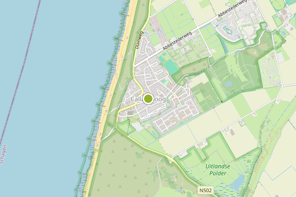 Ambulance-melding op Callantsoog op 18 juni, kaart-overzicht