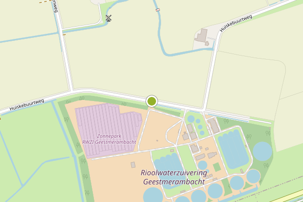 Ambulance-melding op Huiskebuurtweg, Warmenhuizen op 19 juni, kaart-overzicht