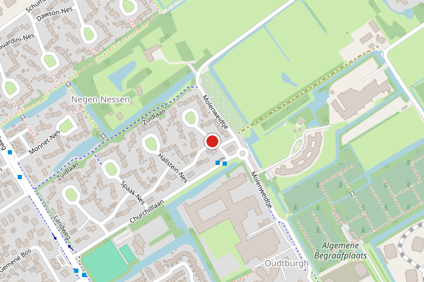 Brandweer-melding op Joseph Bech-Nes, Bergen NH op 19 juni, kaart-overzicht