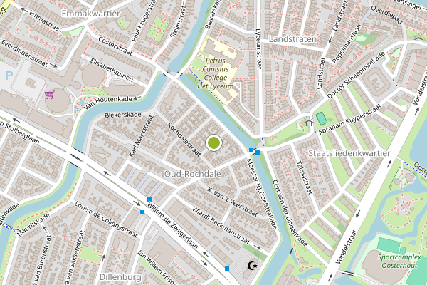 Ambulance-melding op Cobdenstraat, Alkmaar op 20 juni, kaart-overzicht