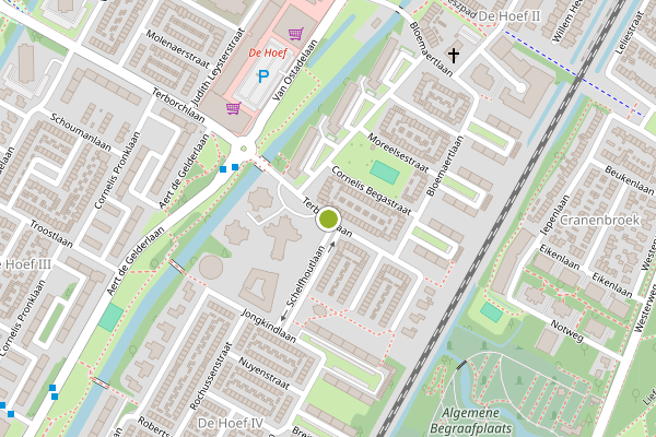 Ambulance-melding op Terborchlaan, Alkmaar op 20 juni, kaart-overzicht