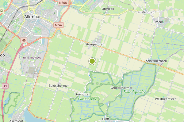 Ambulance-melding op Zevenhuizen Molenbuurt, Alkmaar op 21 juni, kaart-overzicht