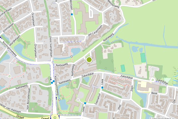 Ambulance-melding op Natteweg, Bergen NH op 22 juni, kaart-overzicht
