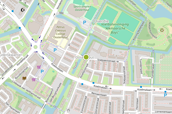 Ambulance-melding op Stalpaertstraat, Alkmaar op 22 juni, kaart-overzicht