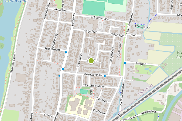 Ambulance-melding op de Lepelaar, Sint Pancras op 22 juni, kaart-overzicht