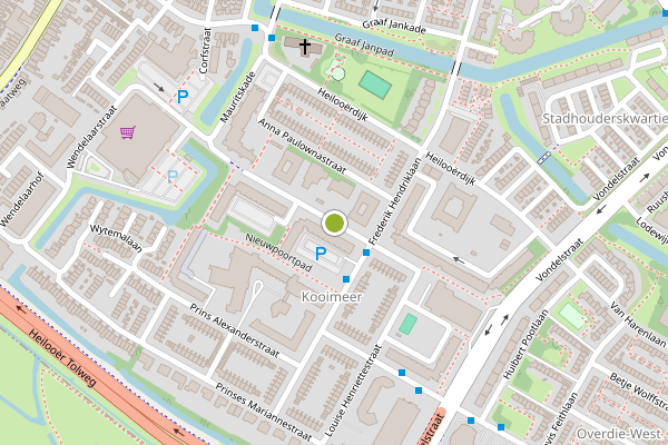 Ambulance-melding op Amalia van Solmsstraat, Alkmaar op 22 juni, kaart-overzicht