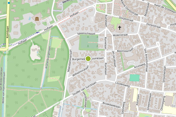 Ambulance-melding op Burgemeester Lovinklaan, Bergen NH op 24 juni, kaart-overzicht