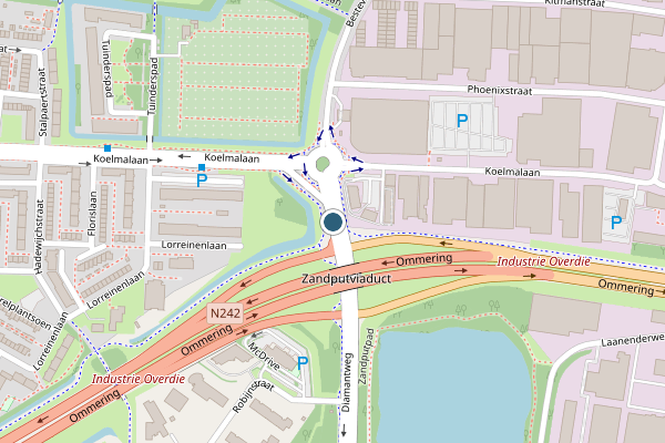 Politie-melding op Bestevaerstraat, Alkmaar op 24 juni, kaart-overzicht