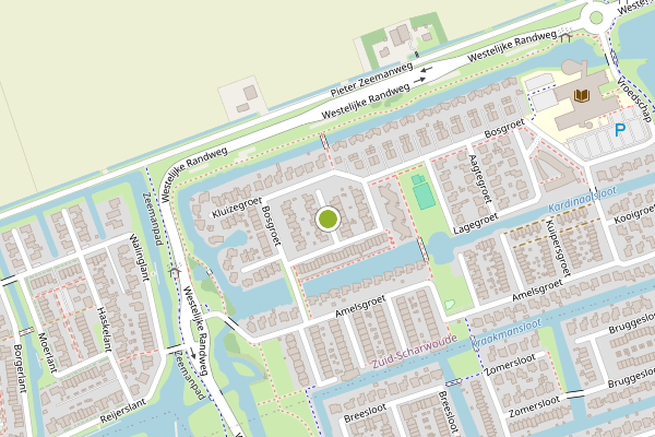 Ambulance-melding op Brammersgroet, Zuid-Scharwoude op 25 juni, kaart-overzicht