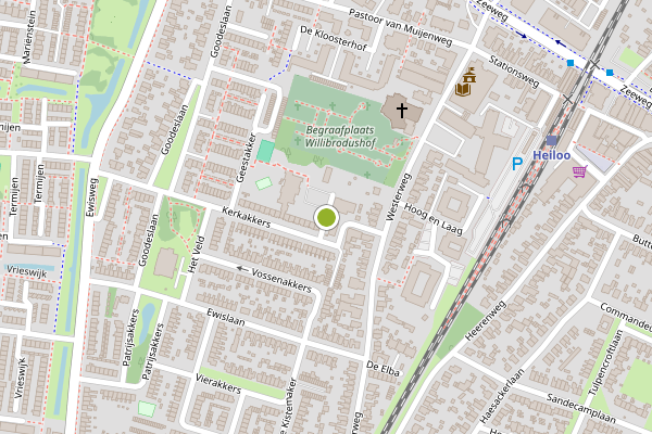 Ambulance-melding op De Capel-acker, Heiloo op 26 juni, kaart-overzicht