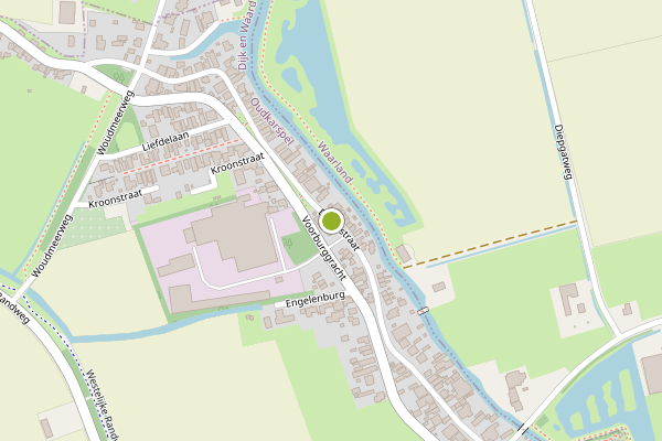 Ambulance-melding op Dorpsstraat, Oudkarspel op 26 juni, kaart-overzicht