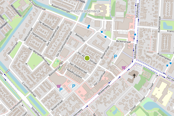 Ambulance-melding op van Asperenstraat, Heerhugowaard op 27 juni, kaart-overzicht